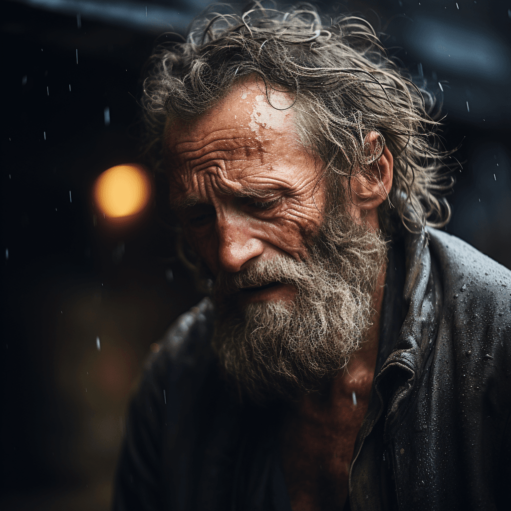 Midjourney: Frustrated Man