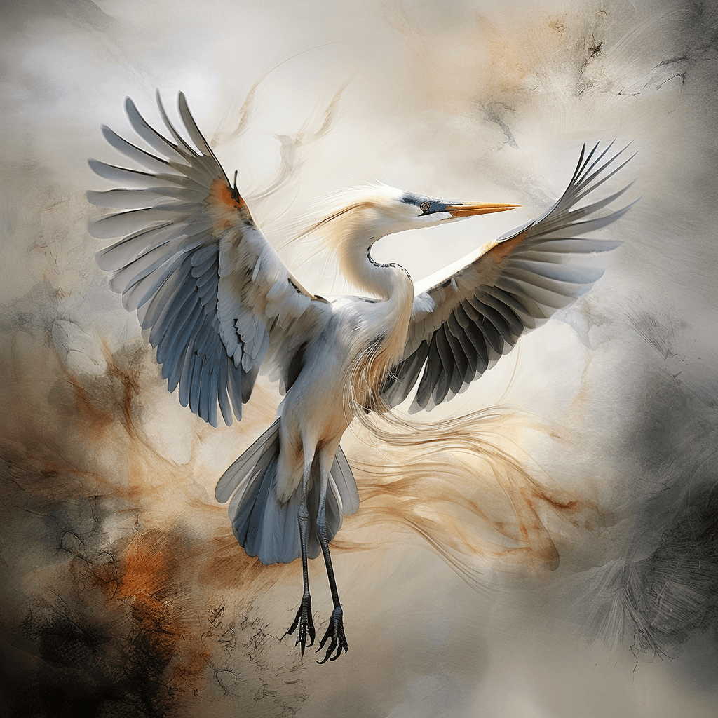 Midjourney: Serene Avian Beauty
