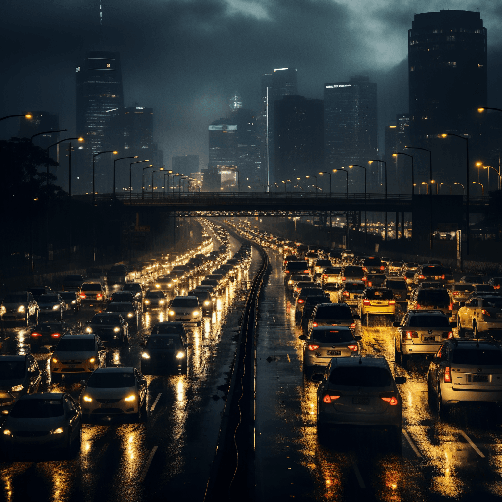 Midjourney: Enigmatic Gridlock