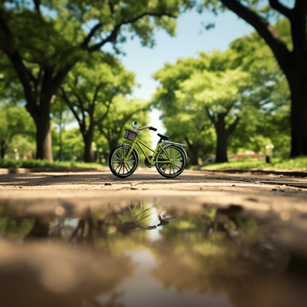 Midjourney: Bicycle Reflections