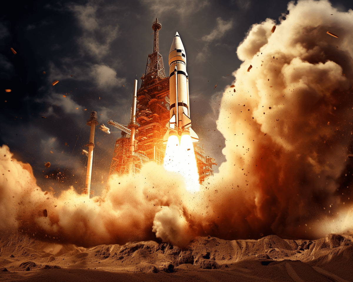 Midjourney: Rocket Dynamics