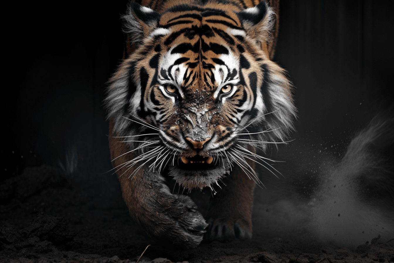 Midjourney: Majestic Tiger