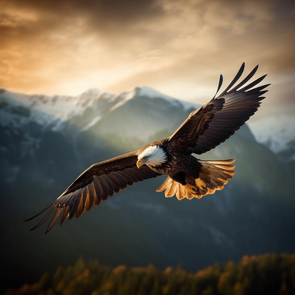 Midjourney: Majestic Eagle