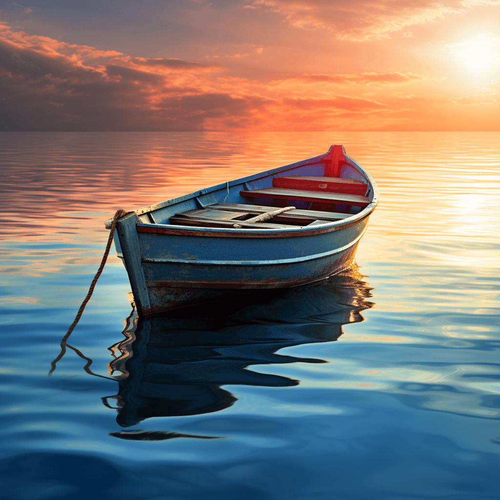 Midjourney: Serene Sail