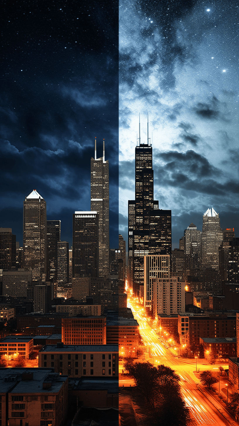 Midjourney: Night Lights