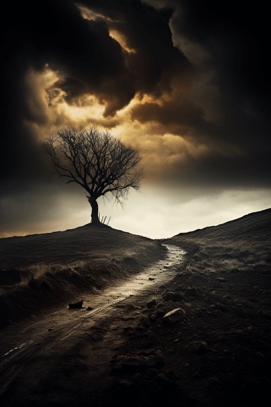 Midjourney: Eerie Clouds