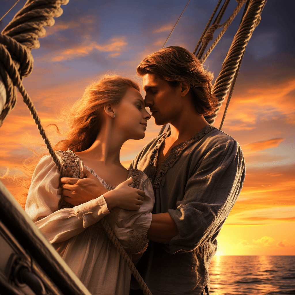 Midjourney: Seafaring Love
