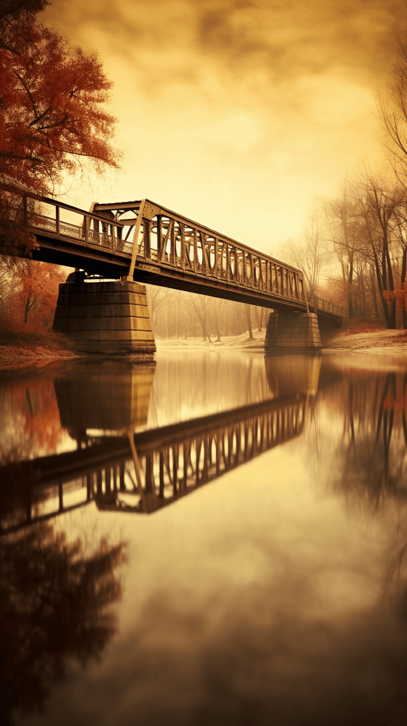 Midjourney: Bridge of Reflection