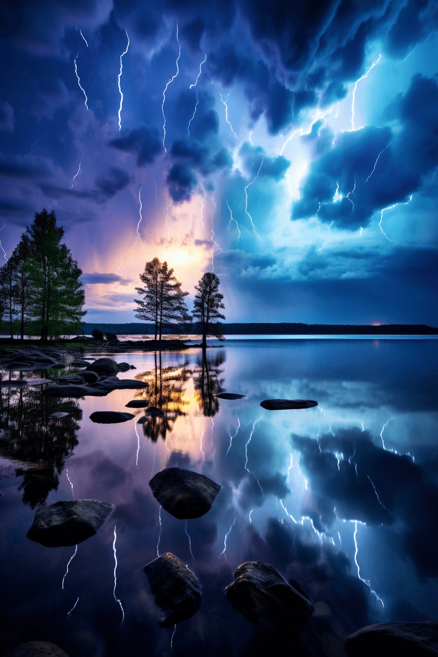 Midjourney: Tranquil Thunder