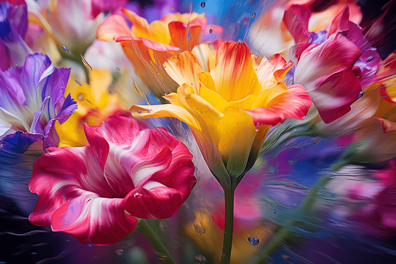 Midjourney: Blooming Beauty