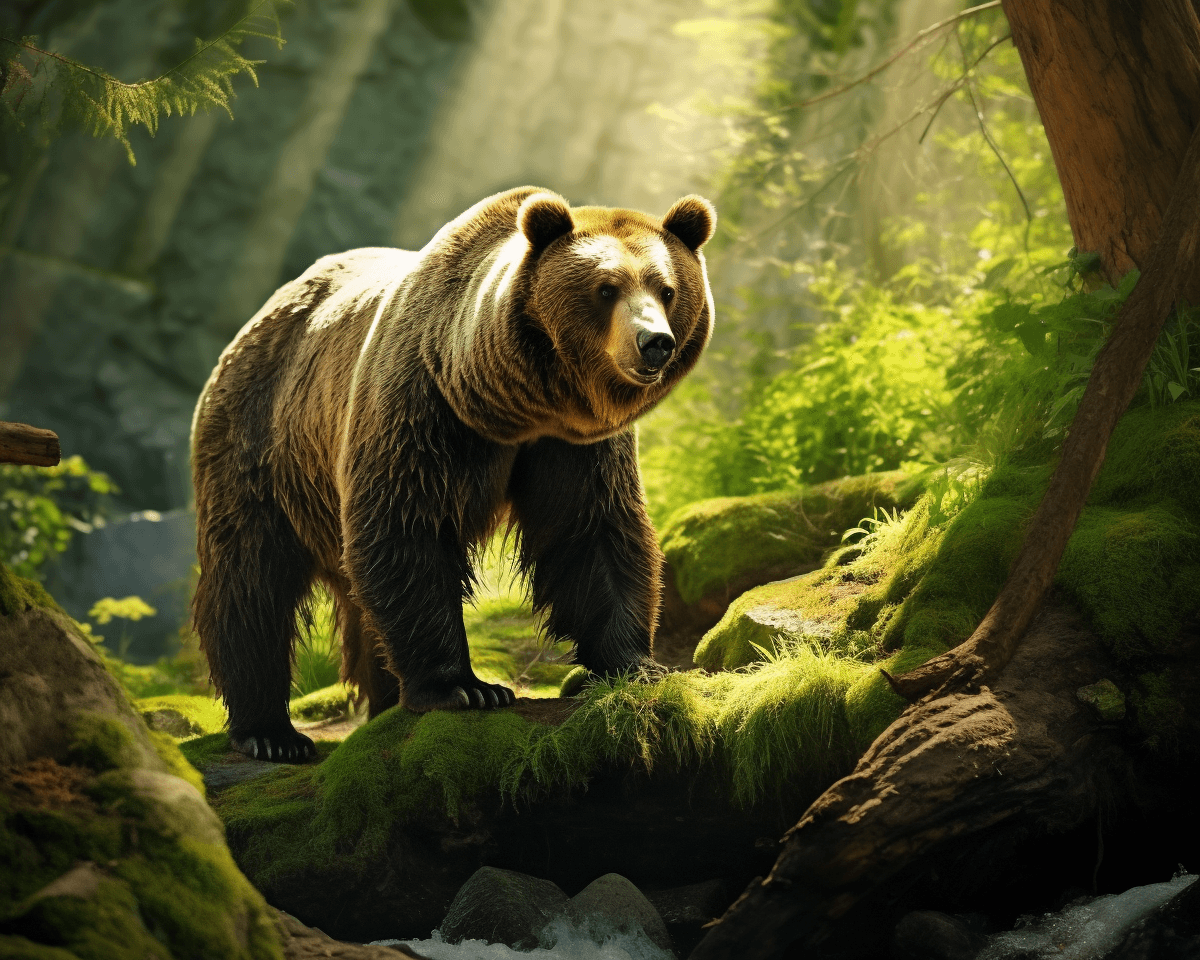 Midjourney: Peaceful Bear