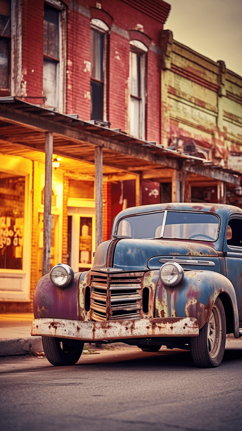 Midjourney: Vintage Streets