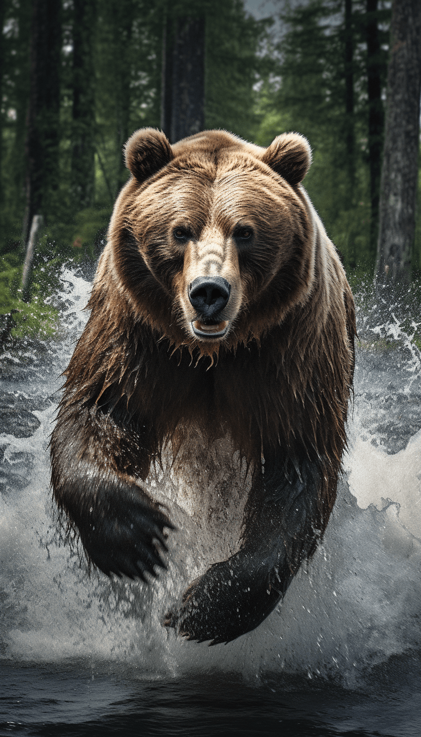 Midjourney: Graceful Bear