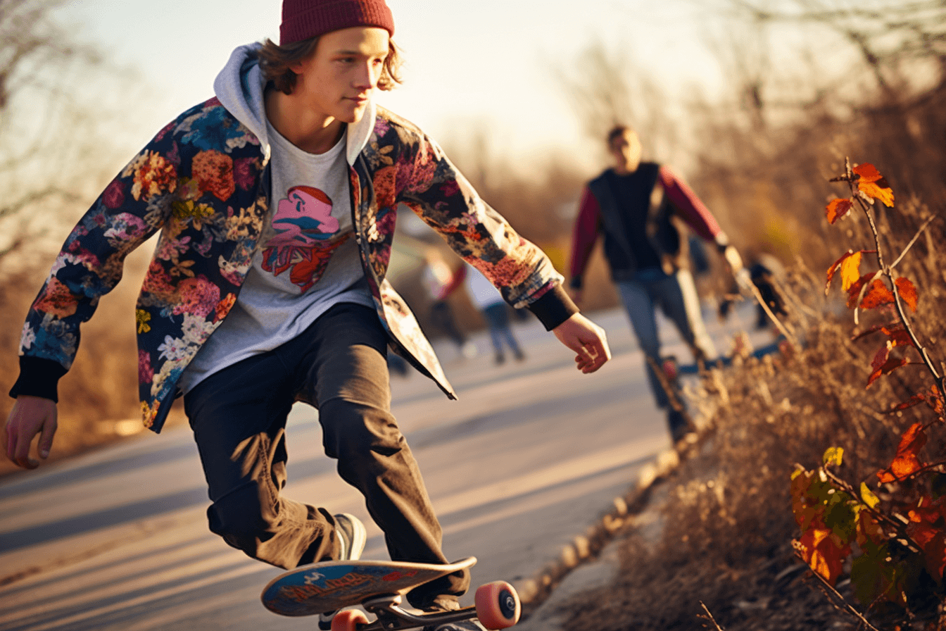 Midjourney: Skate Reflections