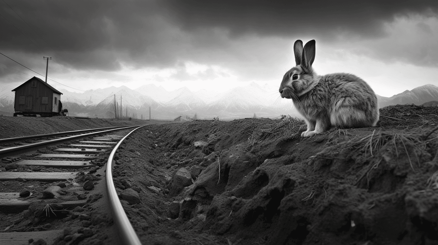 Midjourney: Rabbit in Solitude
