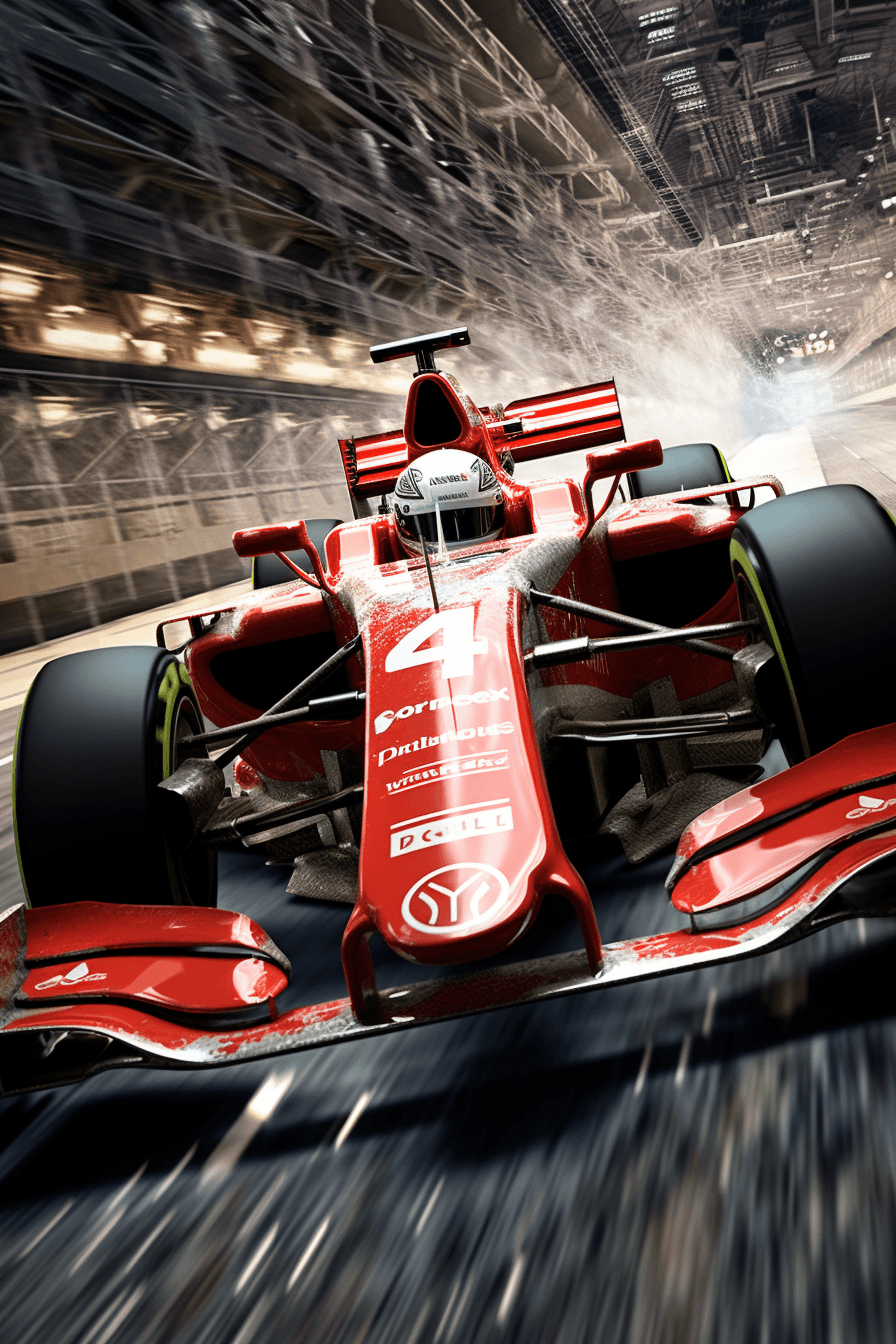 Midjourney: Race Car