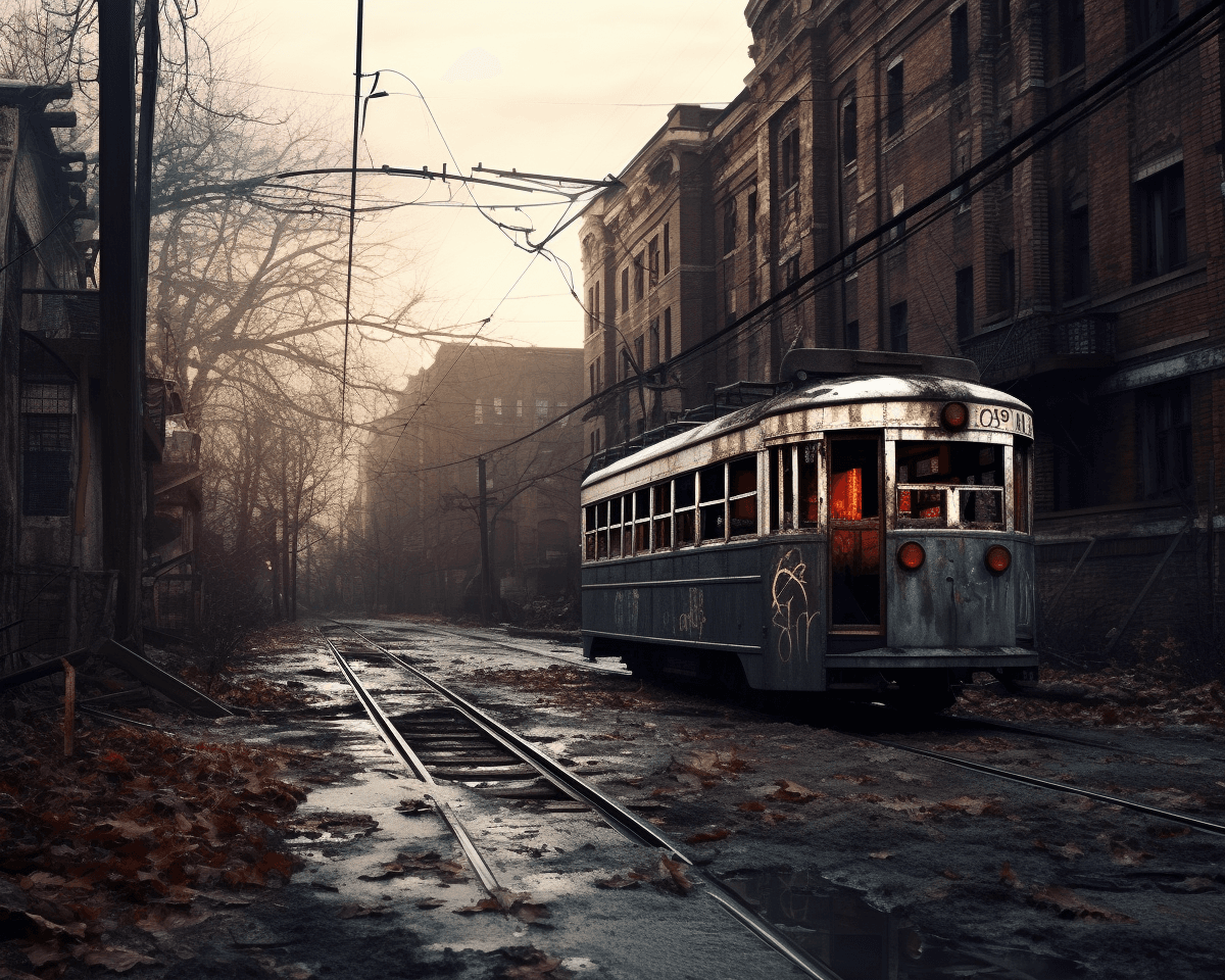 Midjourney: Desolate Streets