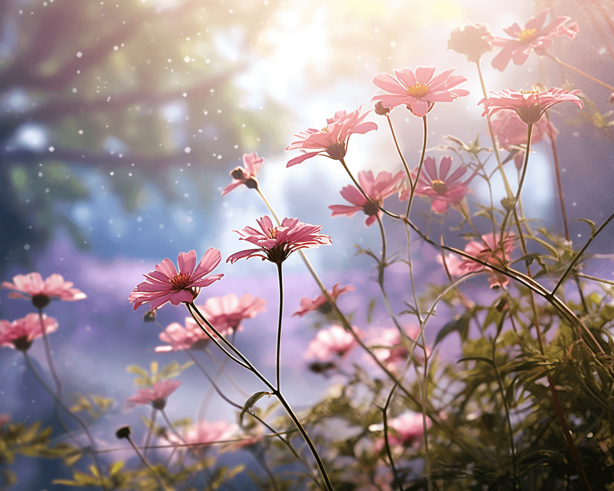 Midjourney: Delicate Blooms