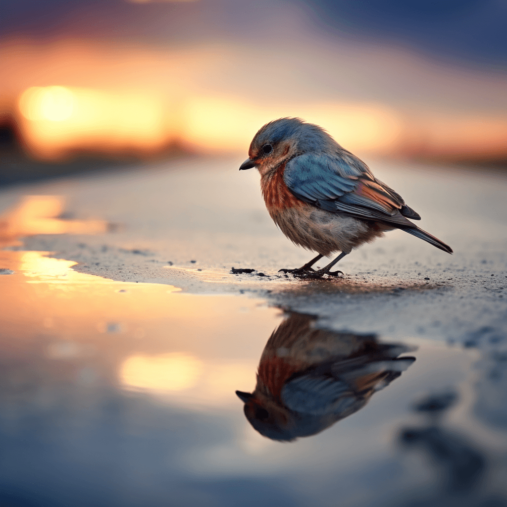 Midjourney: Solitary Flight