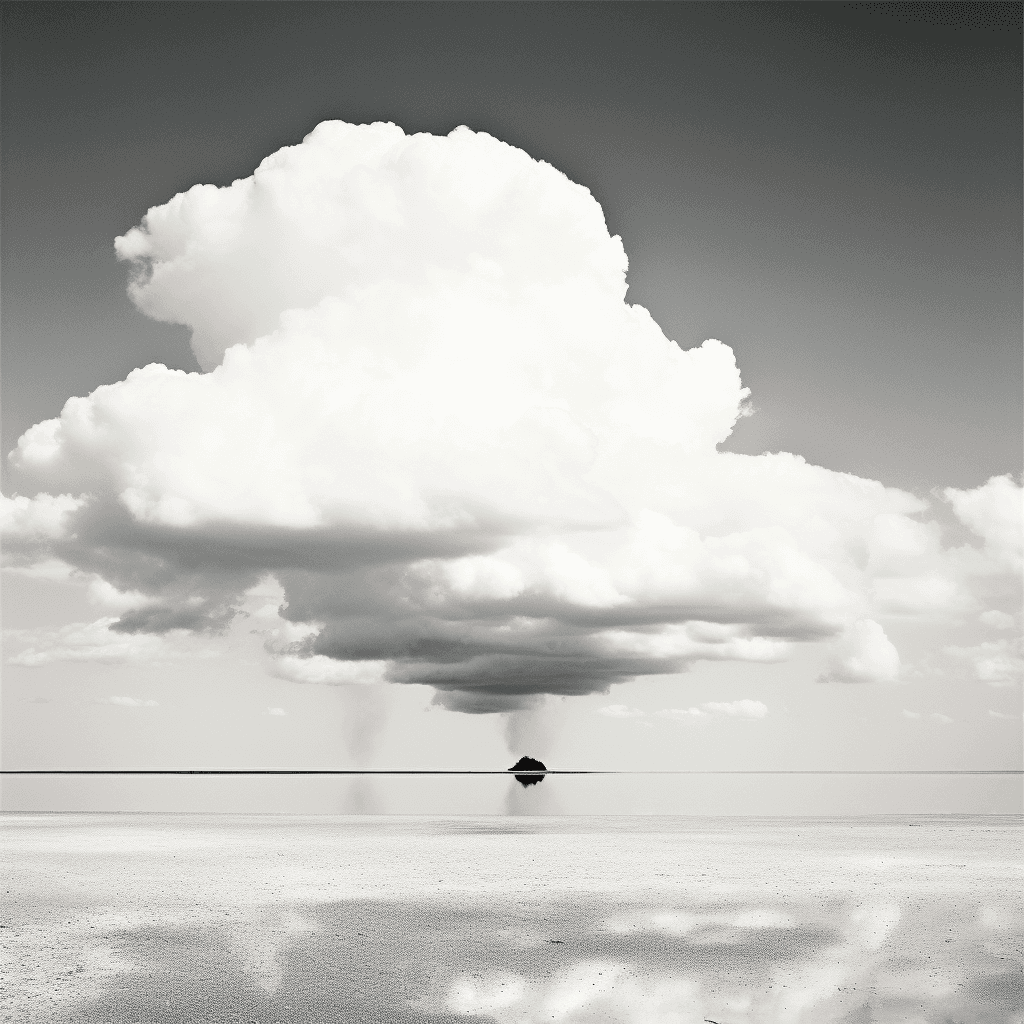 Midjourney: Solitude in the Skies