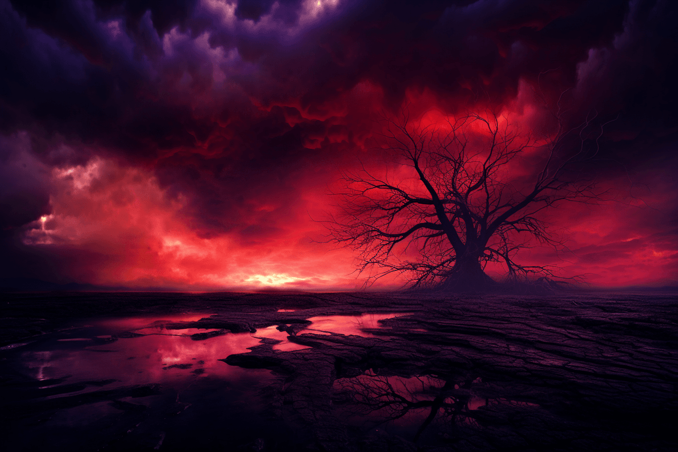 Midjourney: Moody Sky