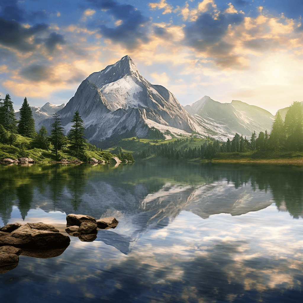 Midjourney: Serene Landscapes