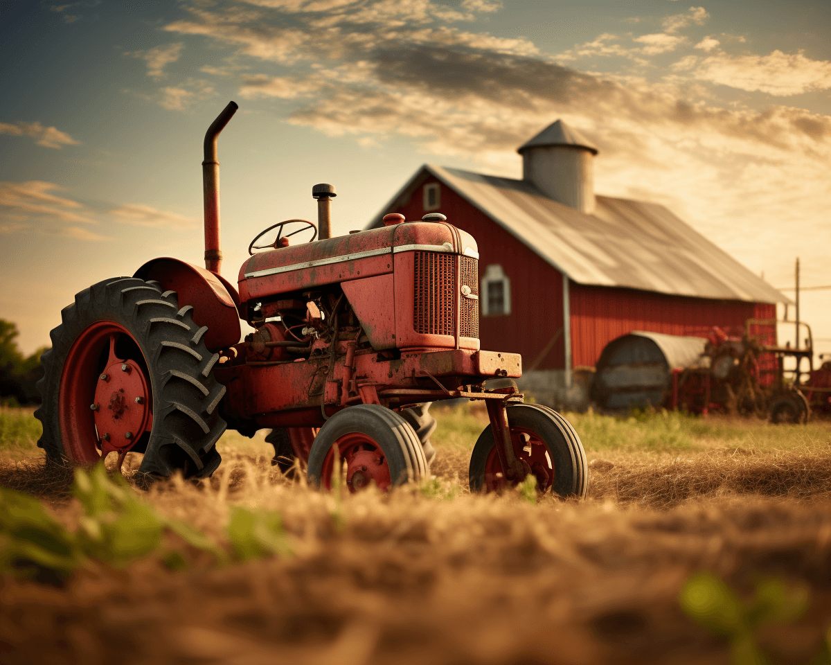 Midjourney: Vintage Agricultural Landscapes