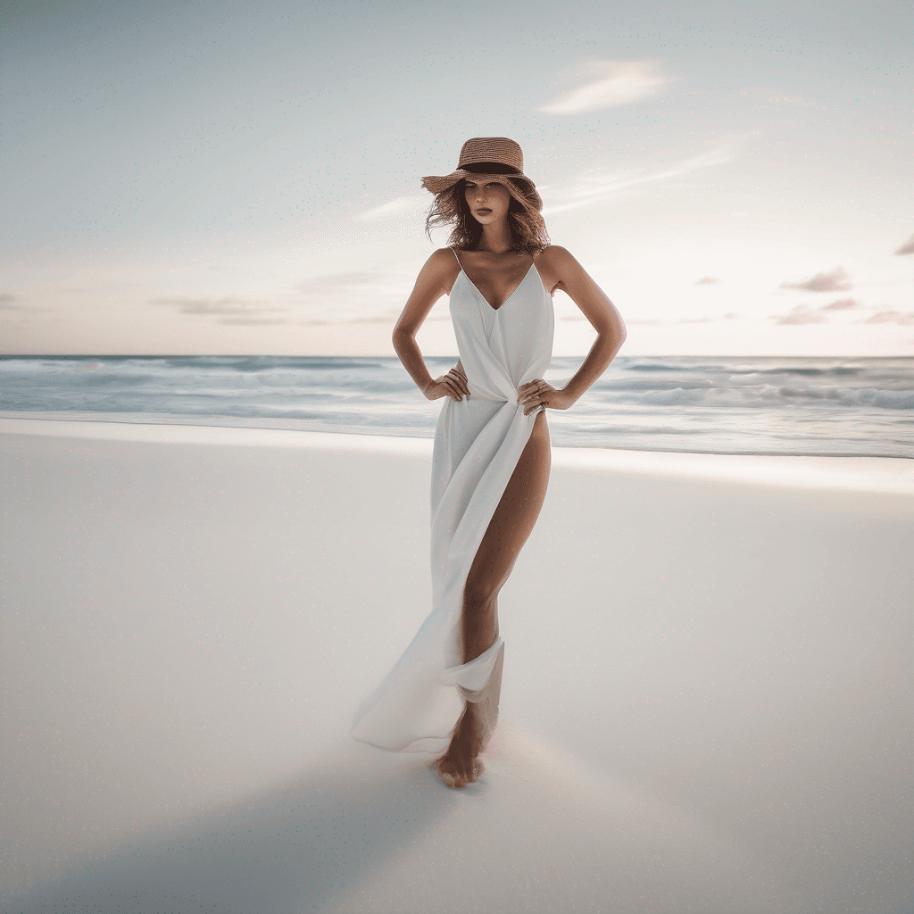 SDXL: Beach Beauty: A Captivating Trendsetter