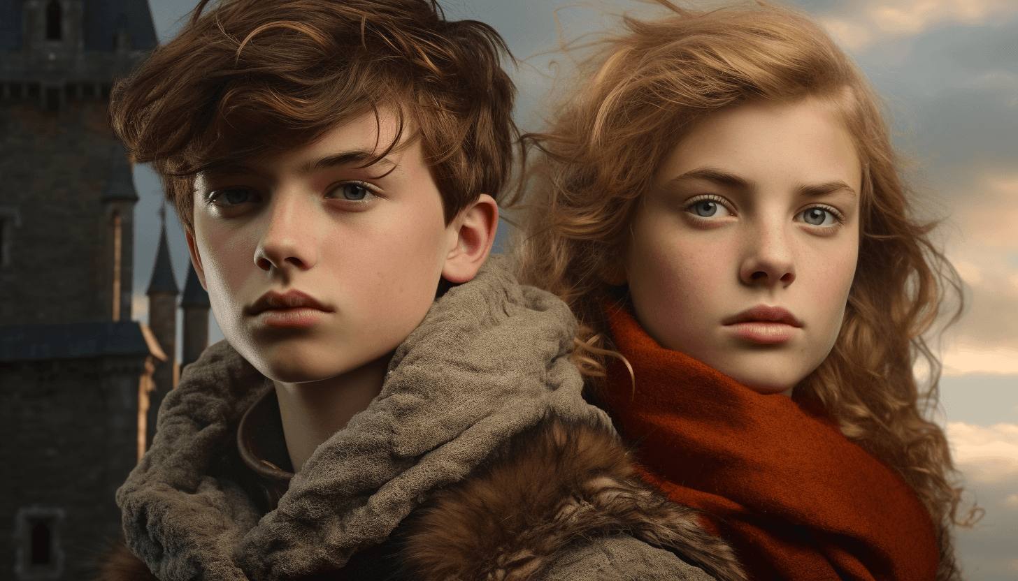 Midjourney: Captivating Bonds in the Castle