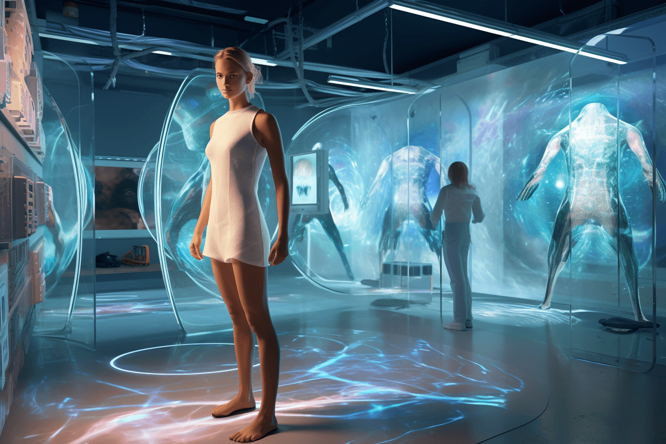 Midjourney: A Captivating Fusion: Surfing in the AI Lab