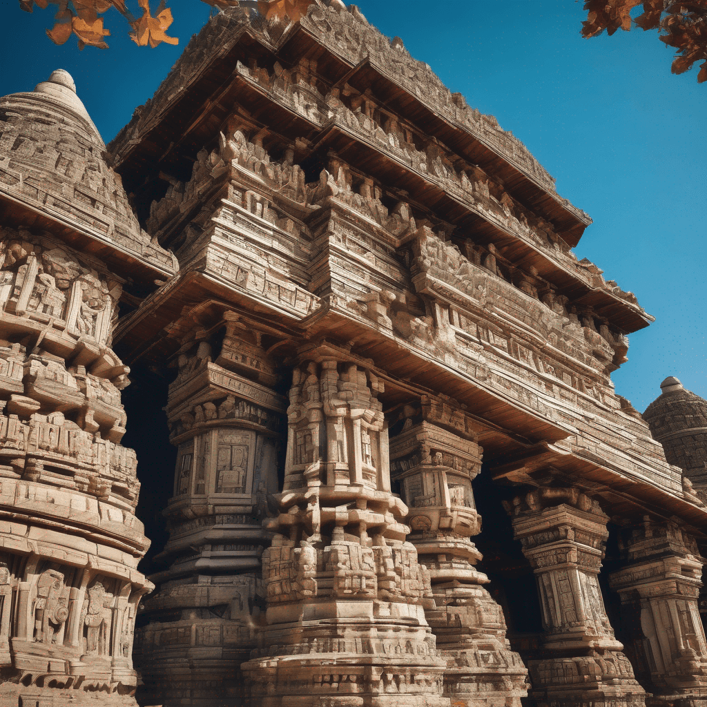 SDXL: Serene Splendor: Ancient Temple and Reading Bookworm