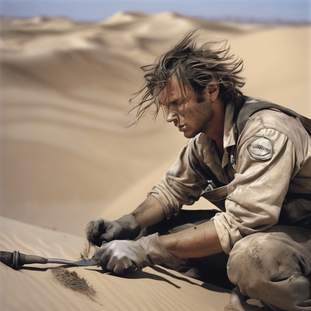 SDXL: Desert Mechanic: A Portrait of Grit