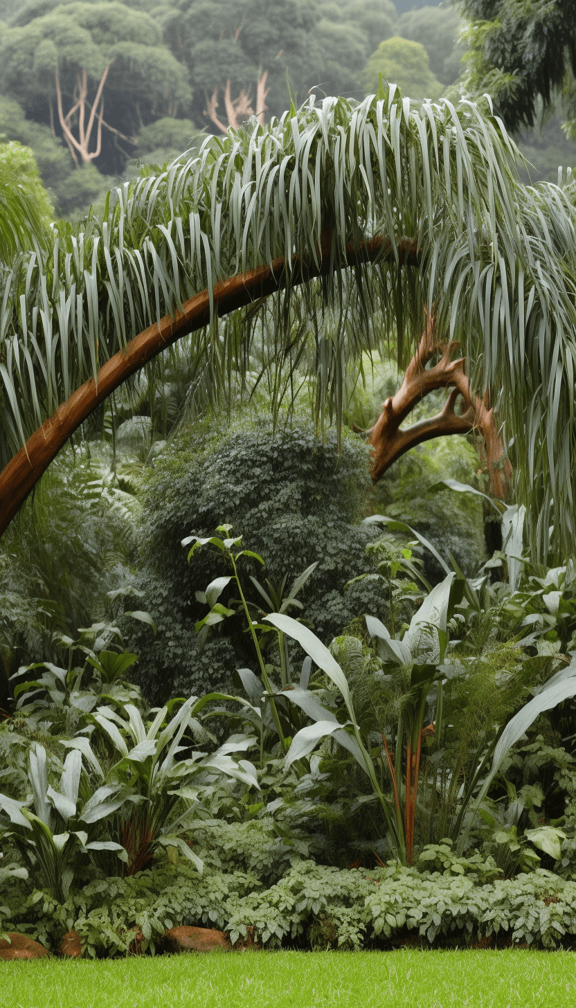 Midjourney: Single Father: A Tropical Rainforest Portrait