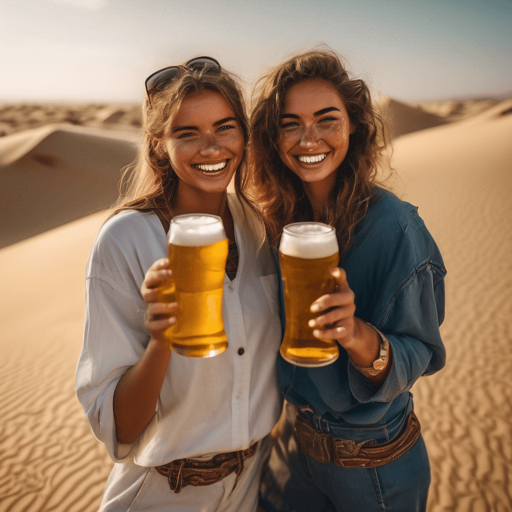 SDXL: Golden Beauty: Confidence and Joy in the Desert