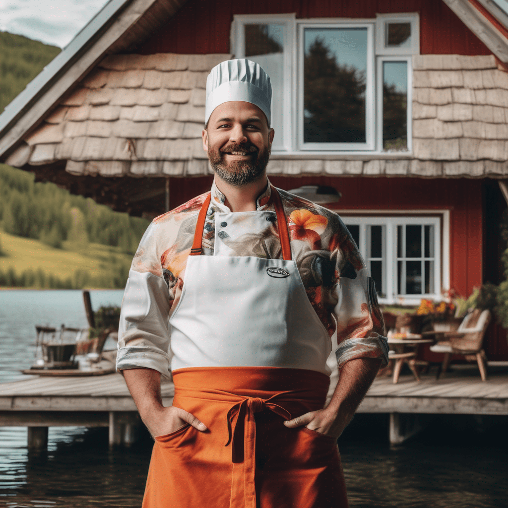 SDXL: Lakefront Chef: Fashionable and Confident