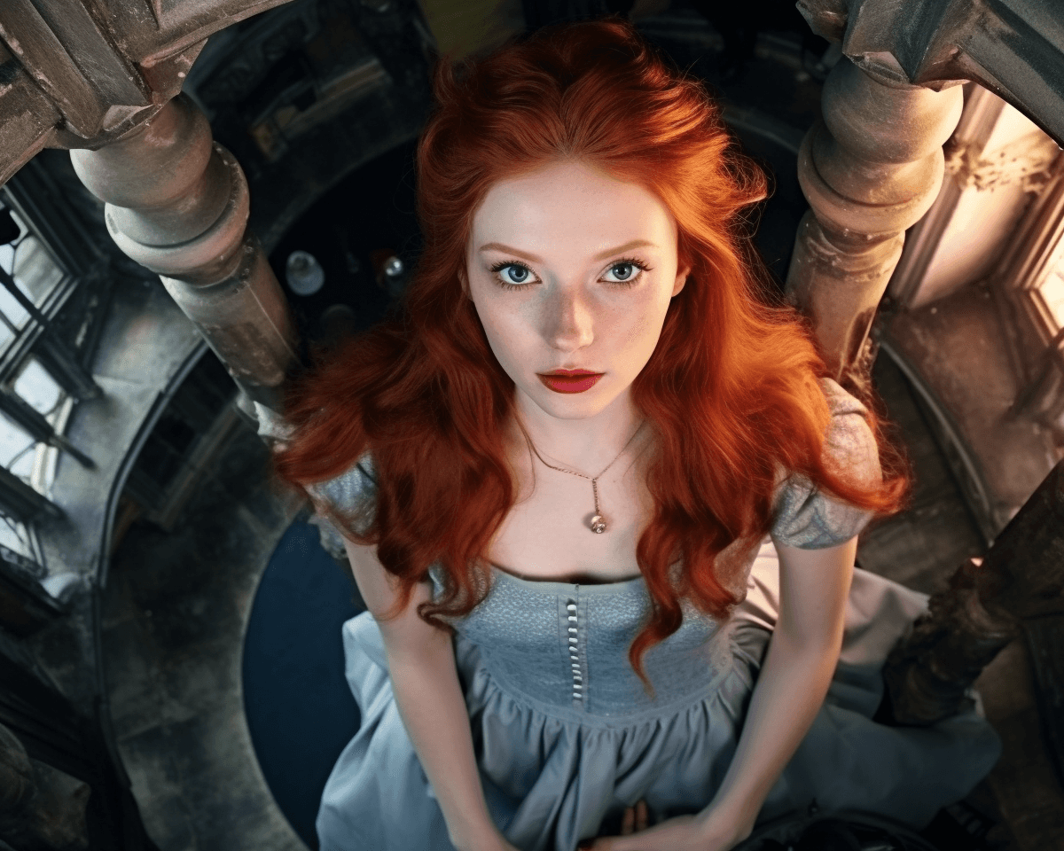 Midjourney: The Enchanting Activist in a Fairytale Castle