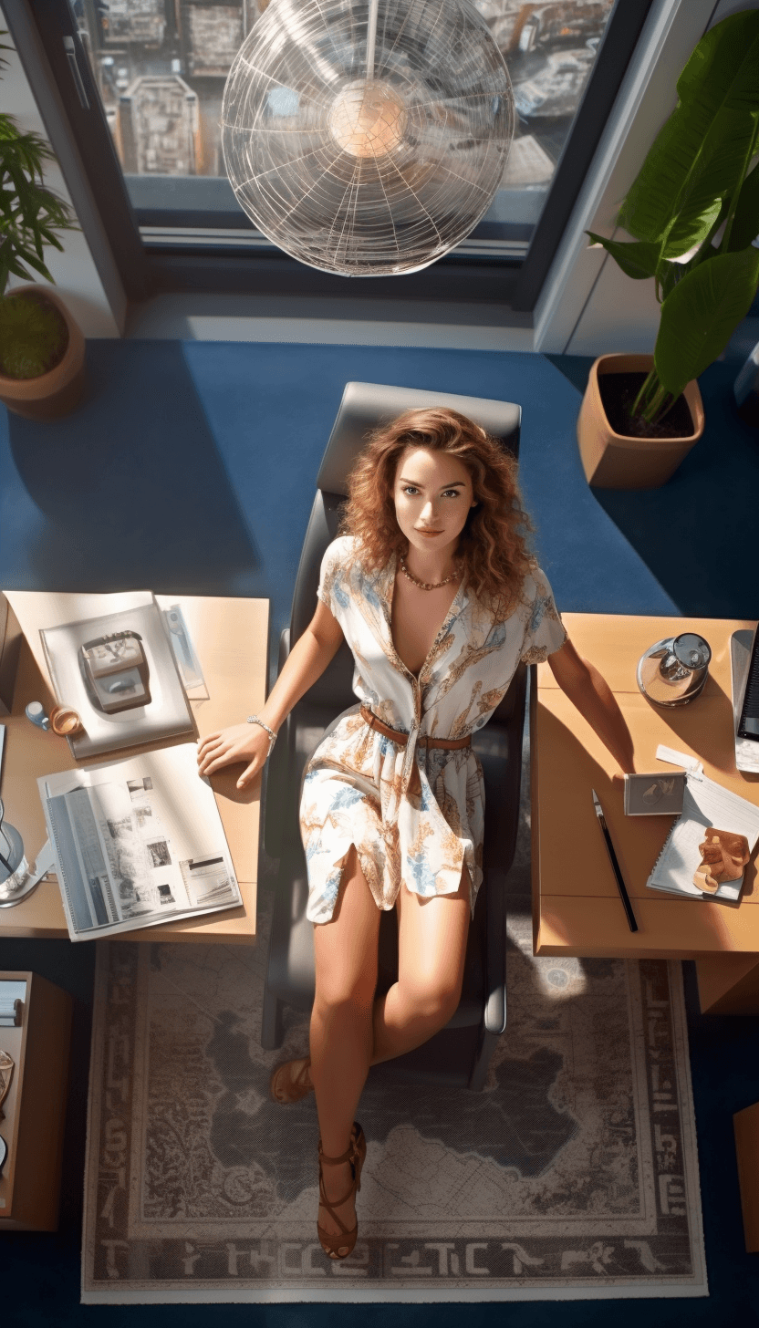 Midjourney: Captivating Journey in a Modern Workplace