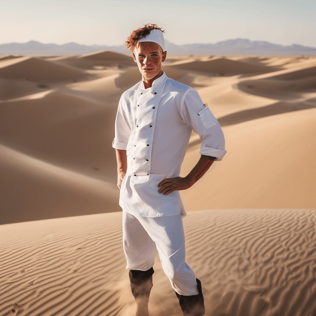 SDXL: Desert Sun: A Chefs Radiant Expression