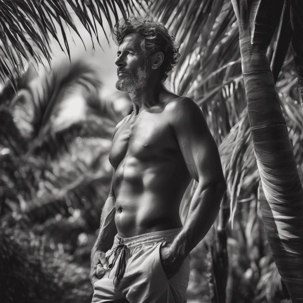 SDXL: Timeless Allure: An Exquisite Tropical Portrait