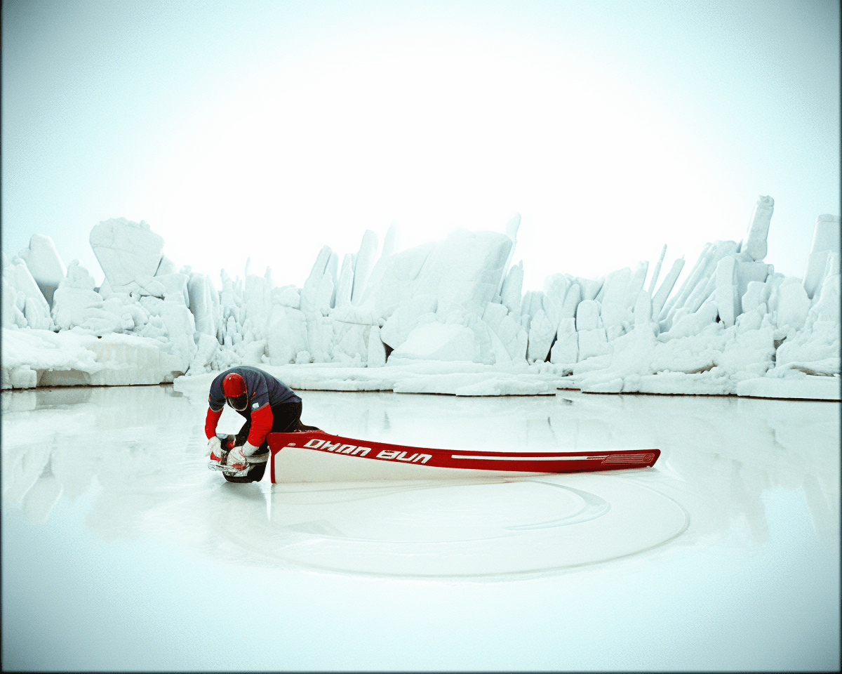 Midjourney: Frozen Elegance