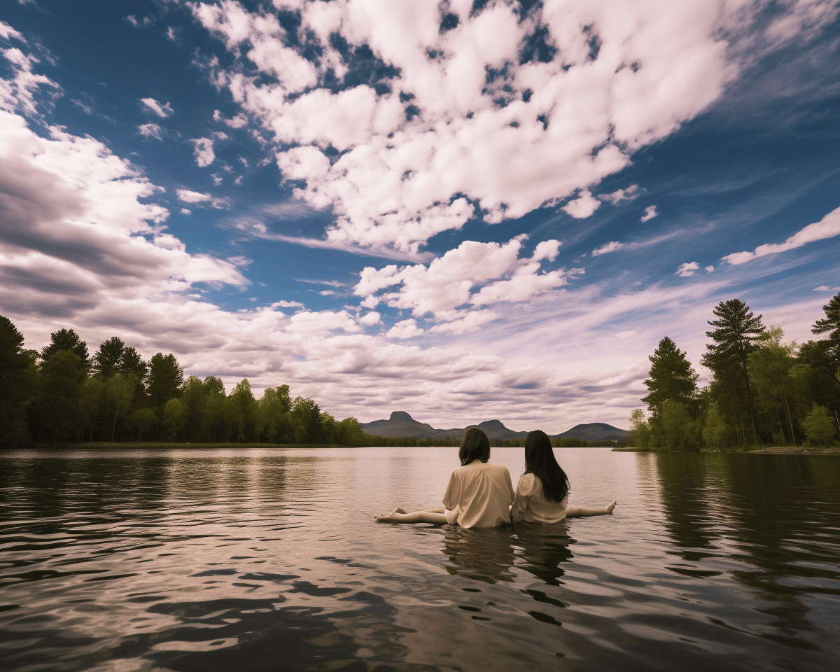 Midjourney: Lakeside Serenity