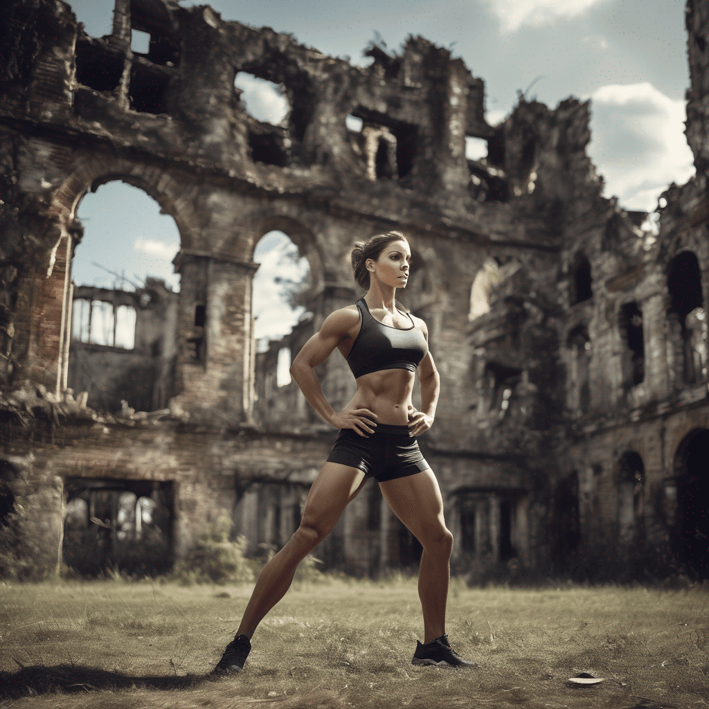 SDXL: Strength and Grace: A Mysterious Athletes Connection