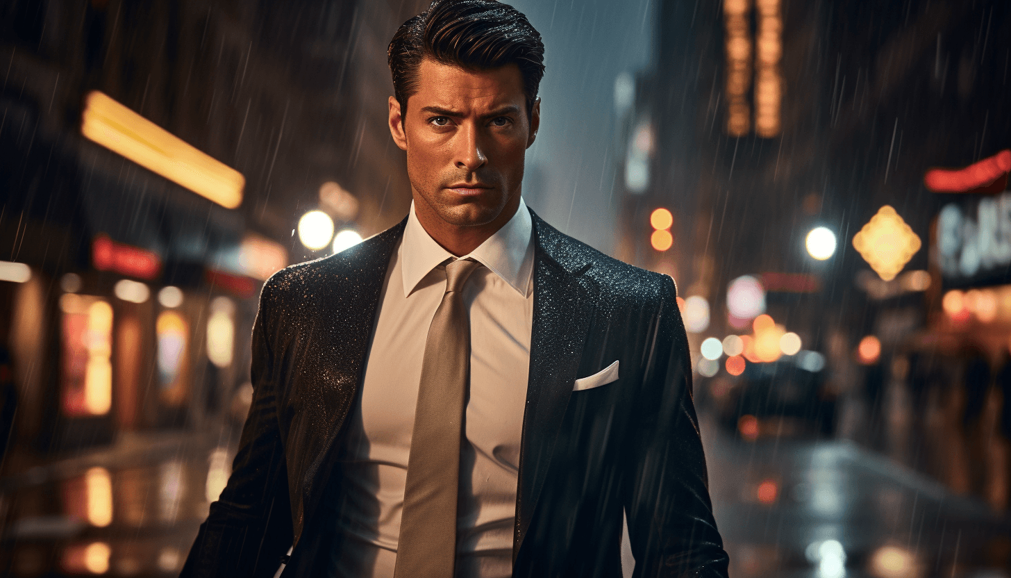 Midjourney: CEO in the Rain
