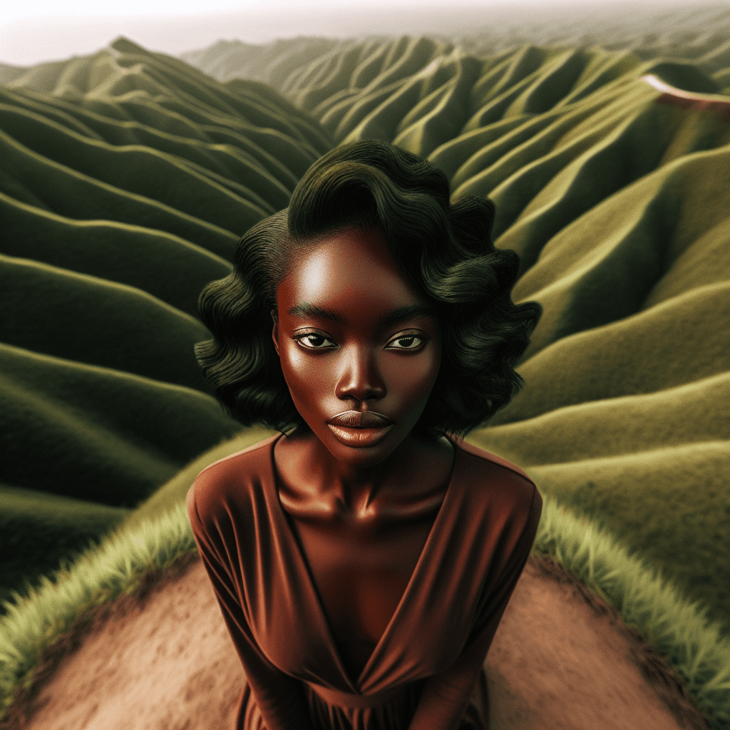 DALLE: Perfect Beauty Amidst Rolling Hills