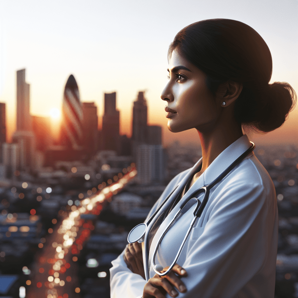 DALLE: Elegant Sunset Profile