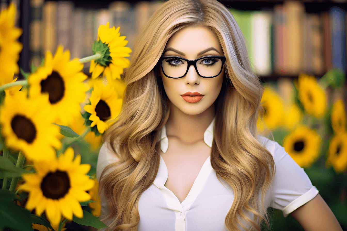 Midjourney: Sunflower Serenity